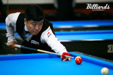 [BM포토] 2018 제우스컵 캐롬 3쿠션 서울오픈 당구대회 예선전에 출전한 조치연