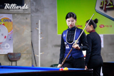 [BM포토] 여자 3쿠션 당구의 미래 제우스컵 여자부 우승한 한체대 이미래