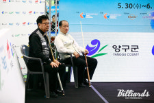 [양구 전국당구대회] 뒷심 최강 박인수·박광열, 3쿠션 스카치 복식전 우승