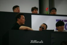 [BM 포토] 3쿠션 챌린지 월드 마스터스 준결승전 관전하는 당구 마니아 개그맨 정준하