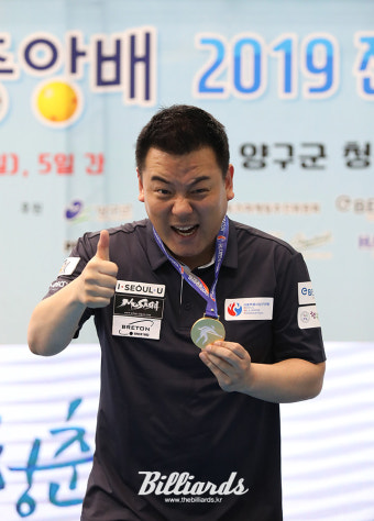 [국토정중앙배 당구] '거포' 조재호, 6개월 만에 다시 전국제패