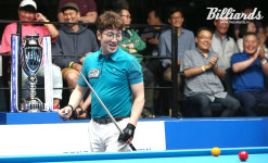 [파나소닉 당구오픈] 韓 오성욱 8강서 하이런 14점 맹타... 위마즈 3-0으로 꺾고 4강 진출