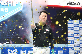 대역전 드라마 쓴 '헐크' 강동궁... PBA 개막전 극적인 우승[프로당구 투어]