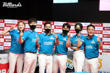 [BM포토] 우리가 당구 그린포스 팀리그 출격한 NH농협카드 프로당구팀