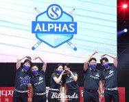 [BM포토] 완벽한 하트를 찾아라...신한 알파스