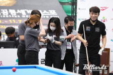 앗, 이런 해프닝이... 브레이크 타임 후 사라진 공...당황한 최성원과 김동수 [경남고성군수배 당구대회]