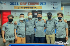 [KBF 당구 디비전 리그 현장] 어깨동무...평택시 오렌지당구클럽팀