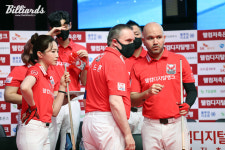 더 강해진 웰컴저축銀... 맞수 신한금투 4-1로 꺾고 선두 지켜 [PBA 팀리그]