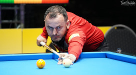 韓 안지훈 정승일 강자인, 예선 3R 조 1위... 복귀 모랄레스도 최종예선 진출 [베겔 3쿠션 당구월드컵]