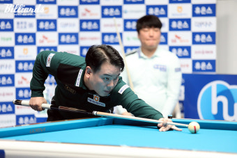 조재호, '공격 당구' 명승부서 3-1 승리... 프로 첫 4강 진출 [PBA 투어]