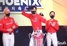 [BM포토] 내가 웰뱅 불주먹이다 포즈 취하는 한지승