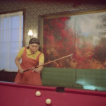 와, 싱크로율 200%... 당구 큐 든 싸희 영상 공개 화제