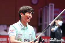 다윗 임성균, 골리앗 웰컴저축은행 잡았다 [프로당구 PBA 팀리그]