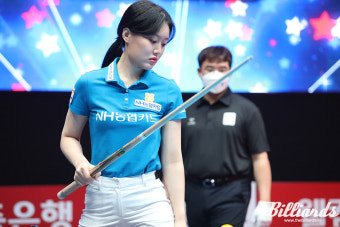 '퍼펙트큐만 9번' 역대급 경쟁..'신생팀' 하나카드 선방 [PBA 프로당구 팀리그]