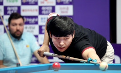 '시즌 2승' 도전자 중 조재호만 8강行... 김욱, 16강전 아쉬운 2-3 패배 [프로당구 PBA 투어]