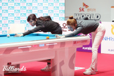 [BM포토] 승부는 지금부터...뱅킹하는 김가영과 박지현 [LPBA 월드챔피언십]