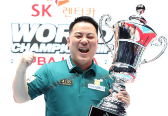 조재호, 韓 최초 프로당구 왕중왕 등극... 결승전 4시간의 사투 끝에 5-4 승리