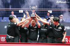 NH농협카드, 프로당구 팀리그 1라운드 우승... 포스트시즌行 확정