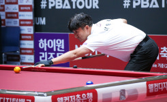 퍼펙트큐 이충복, 시즌 첫 2연승 견인 하이원 선두... NH농협카드·하나카드 2승