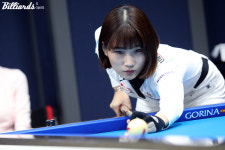 과감한 뱅크 샷 12득점... 당구 요정 용현지, Avg. 1.923으로 32강 진출