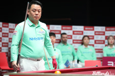 14연승 뒤 3연패에 빠진 NH농협카드...풀세트 접전 끝에 에스와이 4-3 승리 (PBA 팀리그 5R 1일차)