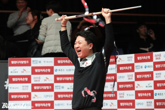 '프로당구 PBA 첫 우승' 조건휘, 