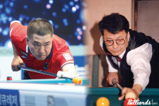 공포의 목장갑 황지원 대 아시안게임 당구 국가대표 김무순...PBA 큐스쿨 1라운드, 첫날부터 치열