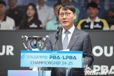 당구치는 트롯 공주 두리, 프로당구 PBA 홍보대사 임명...PBA-LPBA 투어 2024-25시즌 개막
