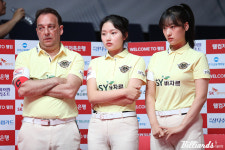 SK렌터카, 男 스카치 복식 1호 퍼펙트큐로 개막전 패배 만회…에스와이에 4-1 완승