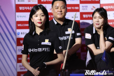 금융권 취직이 목표였는데...여대생 당구 프로 정수빈, 팀리그 데뷔전 승리(인터뷰)