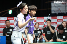 이틀 연속 퍼펙트큐…복식 최강팀 SK렌터카, 하이원리조트에 4-0 2연승