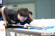 끝내기 하이런 13점 폭발 김행직, 조명우에 역전승…서창훈과 결승 대결