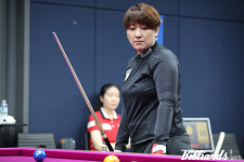 끝내기 13점 김가영, 12:19를 단숨에 25:19로…김보미 히가시우치 이신영도 1점대 애버리지로 32강 진출