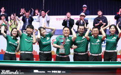 6연승 질주 NH농협카드, 프로당구 PBA 팀리그 3라운드 우승…2시즌 연속 PS행