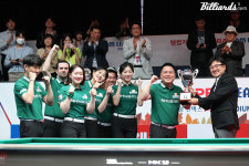 6연승 질주 NH농협카드, 프로당구 PBA 팀리그 3라운드 우승…2시즌 연속 PS행