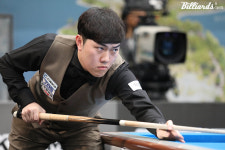 김영원보다 1살 어려…2008년생 김도현, 김준태-정연철 꺾고 8강 돌풍[대한체육회장배 당구]