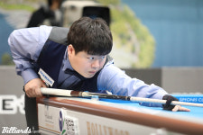 김영원보다 1살 어려…2008년생 김도현, 김준태-정연철 꺾고 8강 돌풍[대한체육회장배 당구]