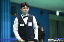 43:49 → 49:49…통한의 1점 조명우, 김민석에 49:50 4강행 좌절 [대한체육회장배 당구]