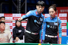 강대강 휴온스, SK렌터카 꺾고 PBA 팀리그 4R 첫 승 신고 (팀리그 1일차 종합)