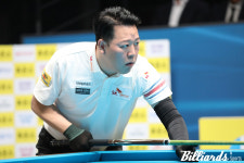 시즌 랭킹 1위 강동궁, 시즌 첫 64강 패배…조재호는 승부치기서 생존 [PBA 7차 투어]