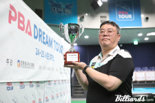 방수좋아 김원섭, 올해 마지막 열린 PBA 투어(2부)서 우승…1부 투어 승격 확정
