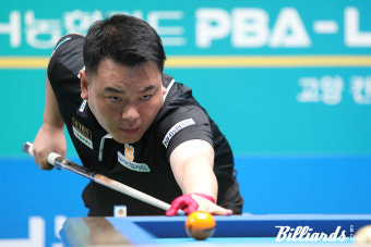 '무실세트 승' 최성원-강동궁-조재호-이충복, 나란히 3-0 승리로 32강 진출 [PBA 8차 투어]