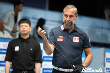 PBA 월드 챔피언 사이그너, 충격의 0-3 완패…무명 이길수, 사이그너 꺾고 64강 진출