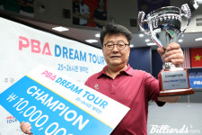 아시안게임 국대 출신 김무순, PBA 드림투어 개막전서 프로당구 첫 우승