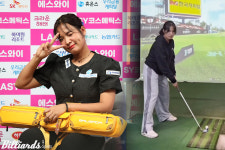 당구 큐 대신 골프채?…캄보디아 특급 스롱 피아비의 골프 실력은 과연?