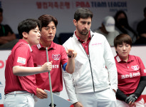 9전 전패 크라운해태, 4라운드서 4승 1패로 환골탈태…5일차 2위로 껑충[PBA 팀리그 4R]