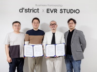 디스트릭트, 이브이알스튜디오와 디지털 미디어아트 사업 펼친다
