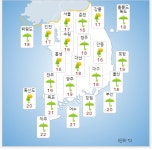[오늘날씨]  전국 곳곳 비... 중부지방 오후부터 맑음