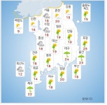 [오늘날씨] 전국에 봄비...밤부터 찬공기