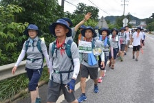 충북종단대장정 이색참가자 눈길